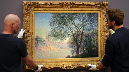 Monets größte Herausforderung im Süden: die Darstellung der hellen Farben und das intensive Licht. 