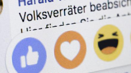Symbolfoto zum Thema hate speech (Hassrede) in sozialen Medien. 