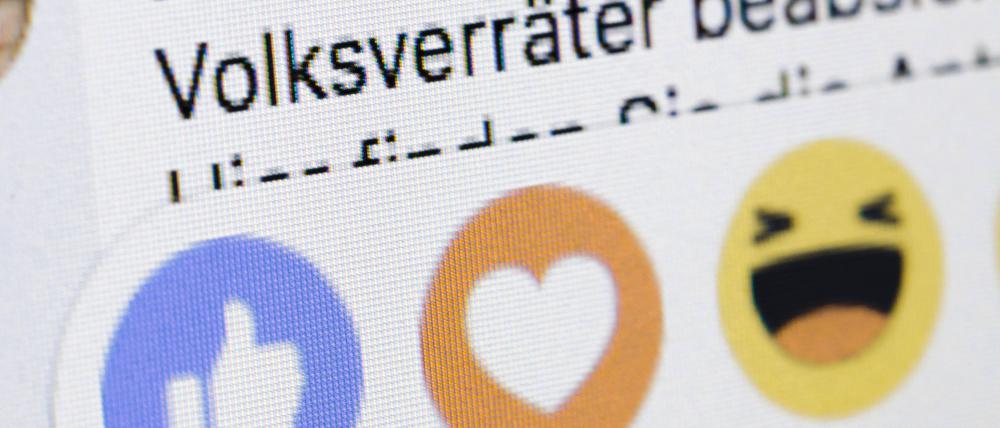 Symbolfoto zum Thema hate speech (Hassrede) in sozialen Medien.