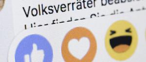 Symbolfoto zum Thema hate speech (Hassrede) in sozialen Medien. 