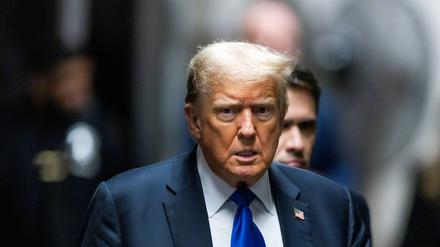 Donald Trump am 30. Mai 2024 in New York.