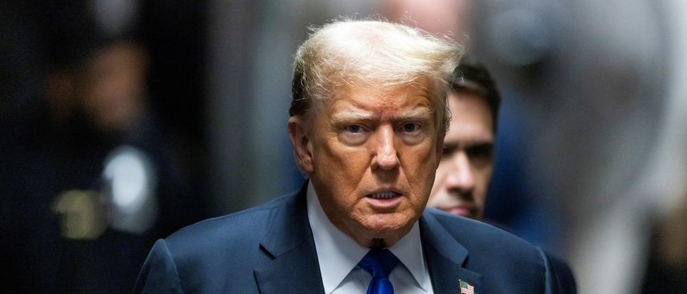 Donald Trump am 30. Mai 2024 in New York.