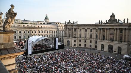 „Staatsoper für alle“ auf dem Bebelplatz.