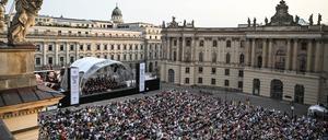 „Staatsoper für alle“ auf dem Bebelplatz.