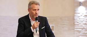 Der AfD-Politiker Petr Bystron Anfang Juni bei einer Veranstaltung in Nürnberg.