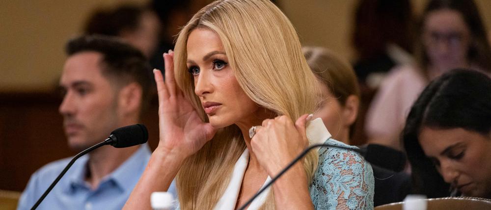 Hotelerbin und Reality-TV-Darstellerin vor dem US-Kongress: Paris Hilton.