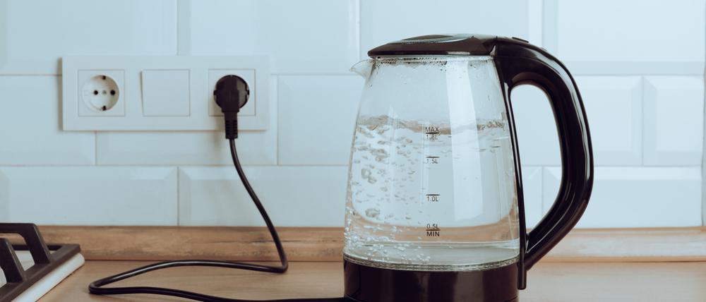 Ein Wasserkocher wird meist morgens gebraucht, das konnte diese Woche teurer als sonst werden. 