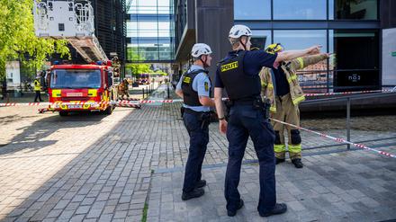 Im Gebäude des Ministeriums für Steuern in Kopenhagen war ein Feuer ausgebrochen.