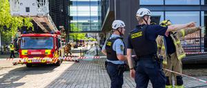 Im Gebäude des Ministeriums für Steuern in Kopenhagen war ein Feuer ausgebrochen.