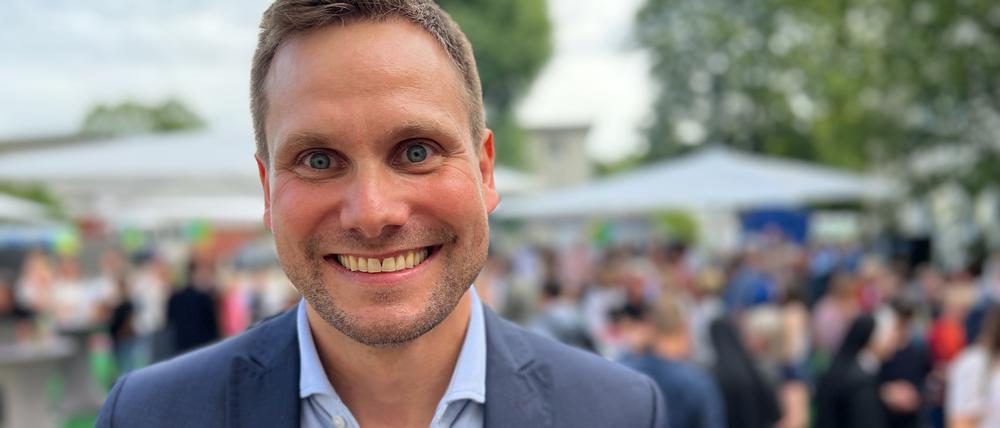 Chefarzt Jakob Florack bei der Eröffnungsfeier.
