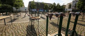 Abgesagt: Das EM-Spiel Deutschland gegen Dänemark wird am Samstag nicht auf dem Luisenplatz übetragen.