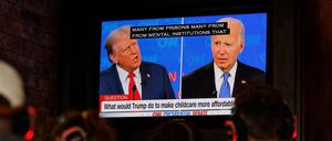 Donald Trump und Joe Biden haben diskutiert.