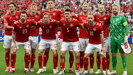 Die dänische Nationalmannschaft trifft im Achtelfinale der EM auf das deutsche Team.