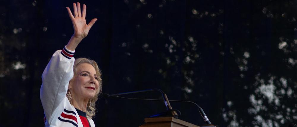 Im Juli verabschiedete sie sich: Bei der Independence Day Party der U.S. -Botschaft zog Amy Gutmann schon mal Bilanz. 