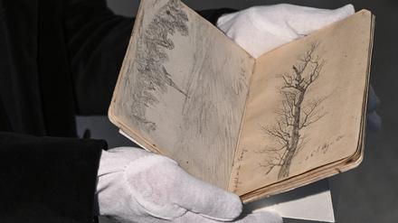 Caspar David Friedrichs «Karlsruher Skizzenbuch von 1804» wurde im Herbst 2023 im Berliner Auktionshaus Grisebach versteigert. 