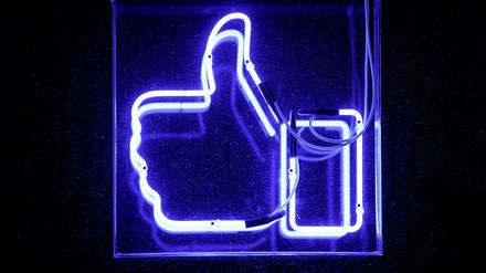 Ein Like-Button bei Facebook.