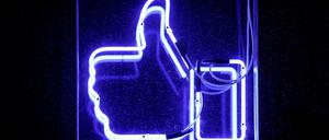 Ein Like-Button bei Facebook.