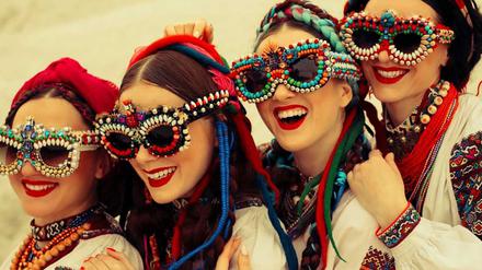 Die ukrainische Musikgruppe Yagody