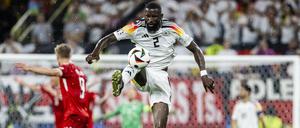 Antonio Rüdiger im Spiel gegen Dänemark.