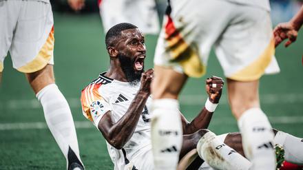 DFB-Abwehrrecke Antonio Rüdiger in Ekstase.