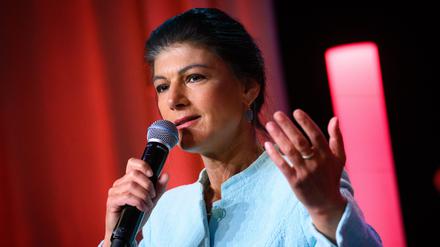 Parteivorsitzende des Bündnis Sahra Wagenknecht (BSW): Sahra Wagenknecht.
