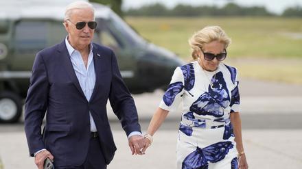 US-Präsident Joe Biden mit seiner Frau Jill