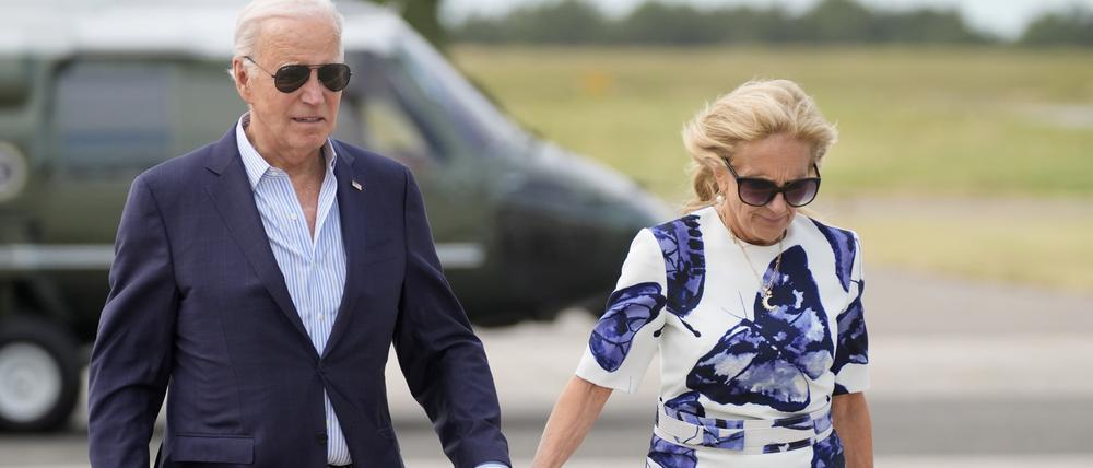 US-Präsident Joe Biden mit seiner Frau Jill