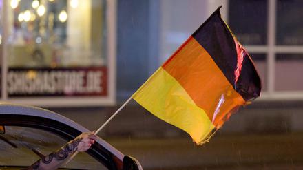 Eine Deutschland-Fahne (Symbolbild).