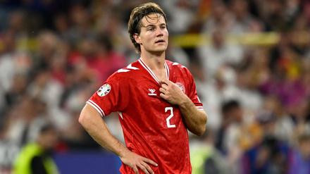 Dänemarks Joachim Andersen war im EM-Achtelfinale gegen Deutschland der größte Pechvogel.