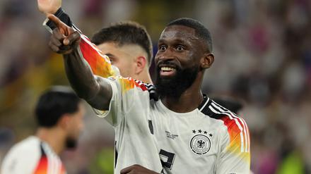 Antonio Rüdiger nach dem 2:0 gegen Dänemark.