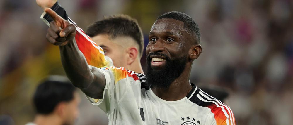 Antonio Rüdiger nach dem 2:0 gegen Dänemark.