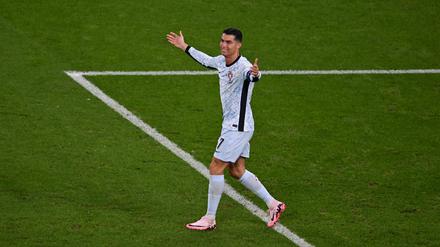 Cristiano Ronaldo blieb bei der EM bisher noch torlos. 
