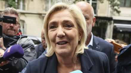 Die französische Rechtsaußen-Führerin Marine Le Pen.
