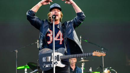 Eddie Vedder von Pearl Jam bei einem Konzert in den USA.