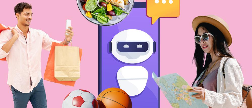 Essen, Kaufen, Reisen, Sport: KI-Anwendungen sind schon in viele Bereiche des Alltags vorgedrungen.