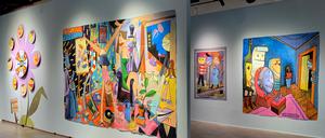 Blick in Jim Avignons Ausstellung in Seoul 