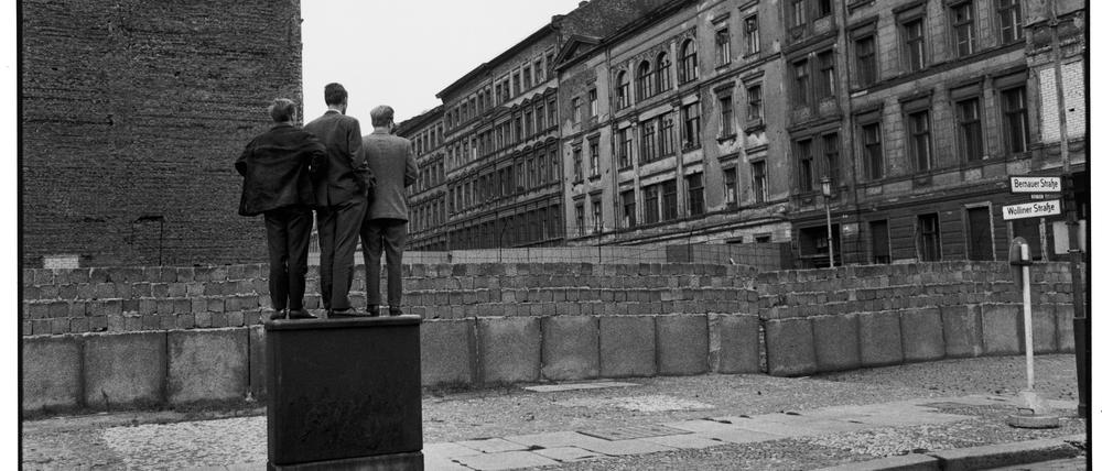 Auch dieses Bild mit Blick auf die Berliner Mauer ist in der Ausstellung zu sehen.