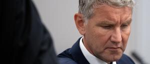 Björn Höcke, Vorsitzender der Thüringer AfD, am Montag vor Gericht.