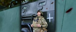Julija Sidorowa ist Sanitäterin. Zum ersten mal war sie 2014 im Einsatz.