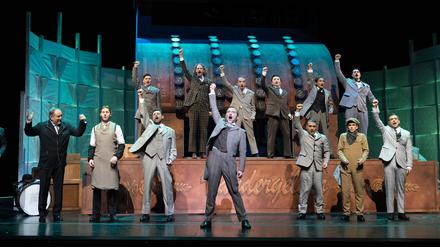  Szene aus dem Musical „Hello, Dolly“ am „Musiktheater im Revier“ in Gelsenkirchen.
