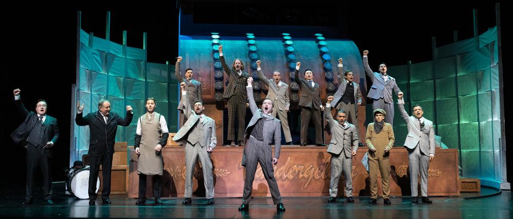 Szene aus dem Musical „Hello, Dolly“ am „Musiktheater im Revier“ in Gelsenkirchen.