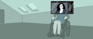 Für Menschen, deren Körper nicht gesellschaftlichen Normvorstellungen entsprechen, können Videokonferenzen eine Erleichterung sein.