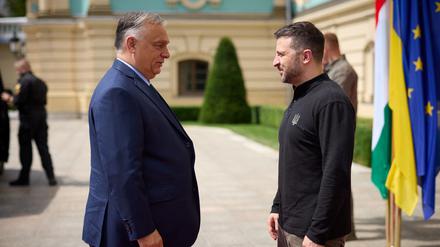 Orban und Selenskyj am 2. Juli in Kiew.