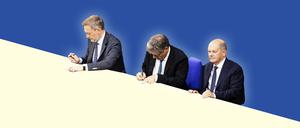 In Dauerverhandlungen: Die Ampelkoalition bekommt ihren Haushaltsentwurf einfach nicht fertig. 