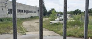 Das Areal des künftigen BER-Abschiebezentrums in der Kirchstraße in Schönefeld.