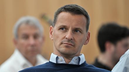 Der Potsdamer CDU-Fraktionsvorsitzende Clemens Viehrig bei der konstituierenden Stadtverordnetenversammlung am 1. Juli.