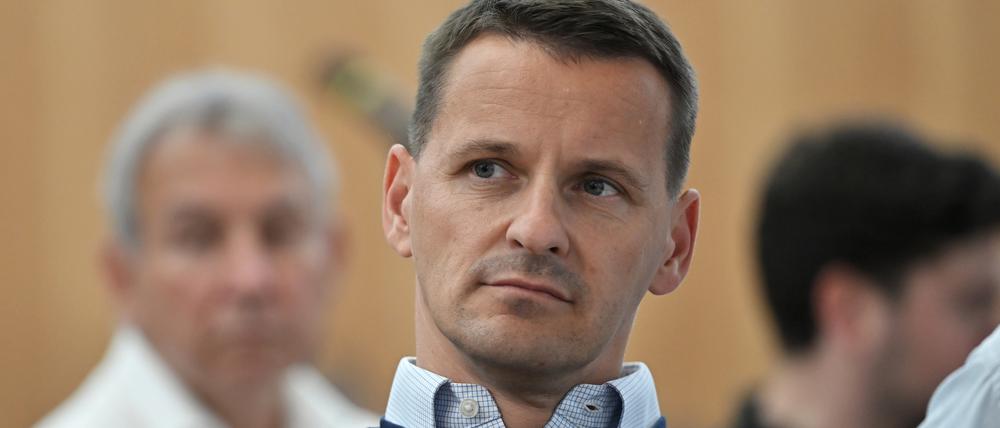 Der Potsdamer CDU-Fraktionsvorsitzende Clemens Viehrig bei der konstituierenden Stadtverordnetenversammlung am 1. Juli.