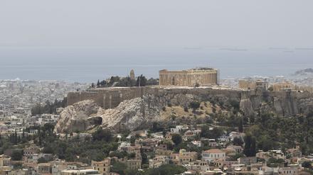 Blick auf die Akropolis vom Lycabettus-Hügel in Athen (Symbolbild)