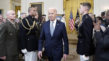 US-Präsident Joe Biden im Weißen Haus.