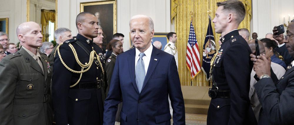 US-Präsident Joe Biden im Weißen Haus.